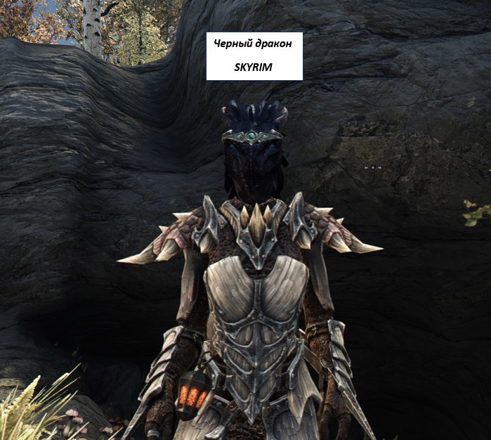 Обложка произведения Черный дракон (skyrim)