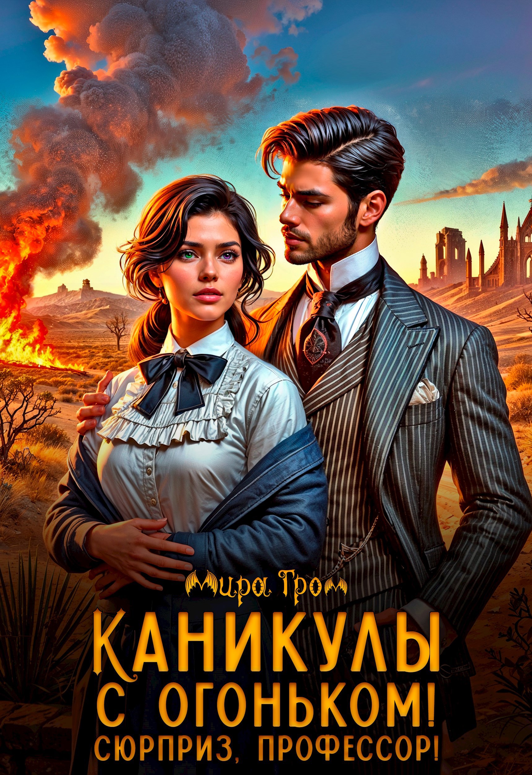 Обложка произведения Каникулы с огоньком! Сюрприз, профессор!