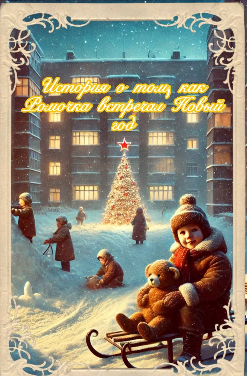 Обложка произведения История о том, как Ромочка встречал Новый год