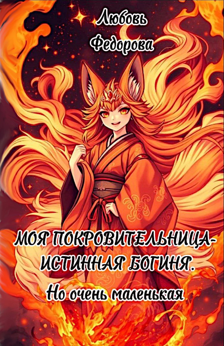 Обложка произведения Моя покровительница — истинная богиня. Просто очень маленькая