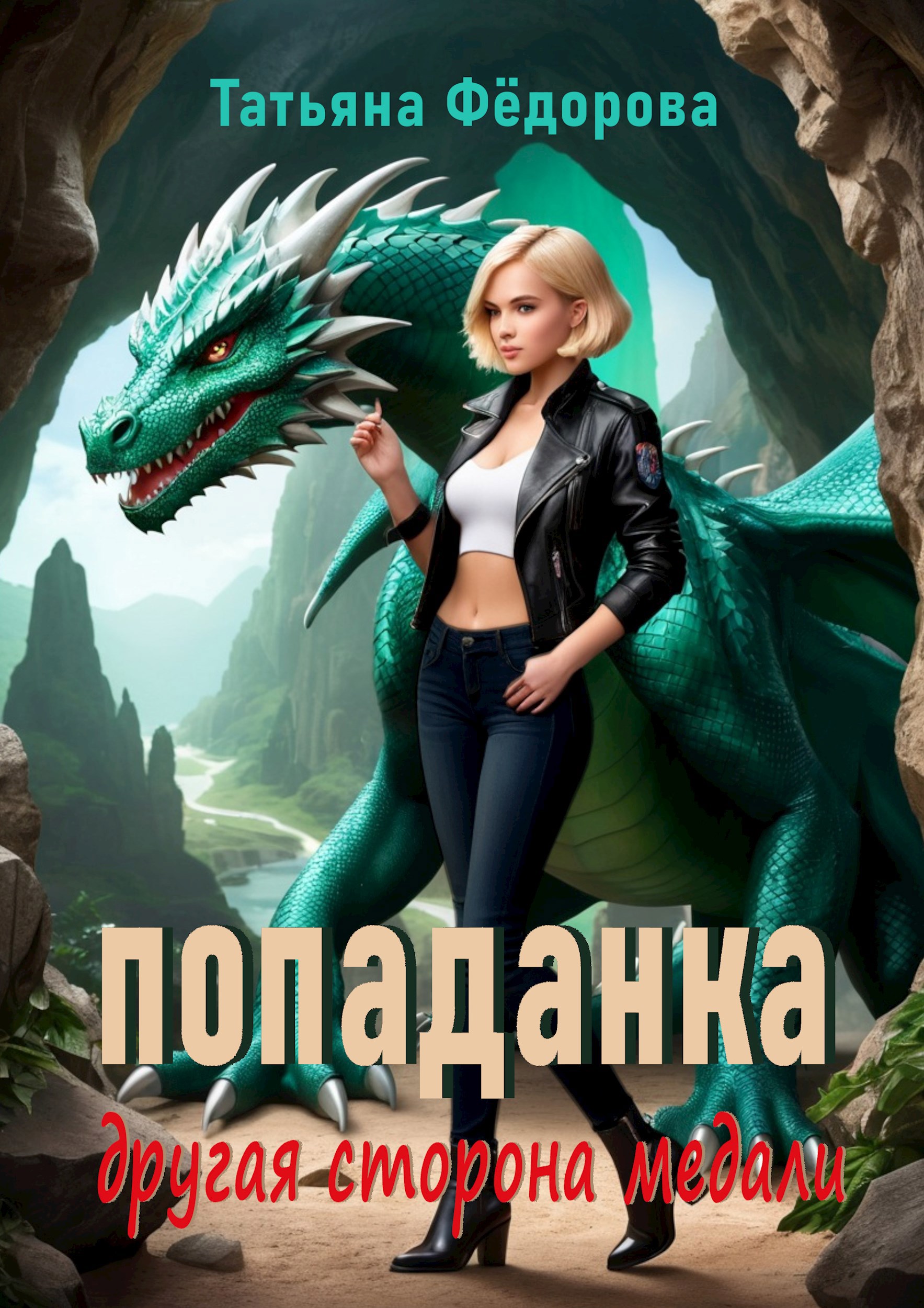Обложка произведения Попаданка. Обратная сторона медали