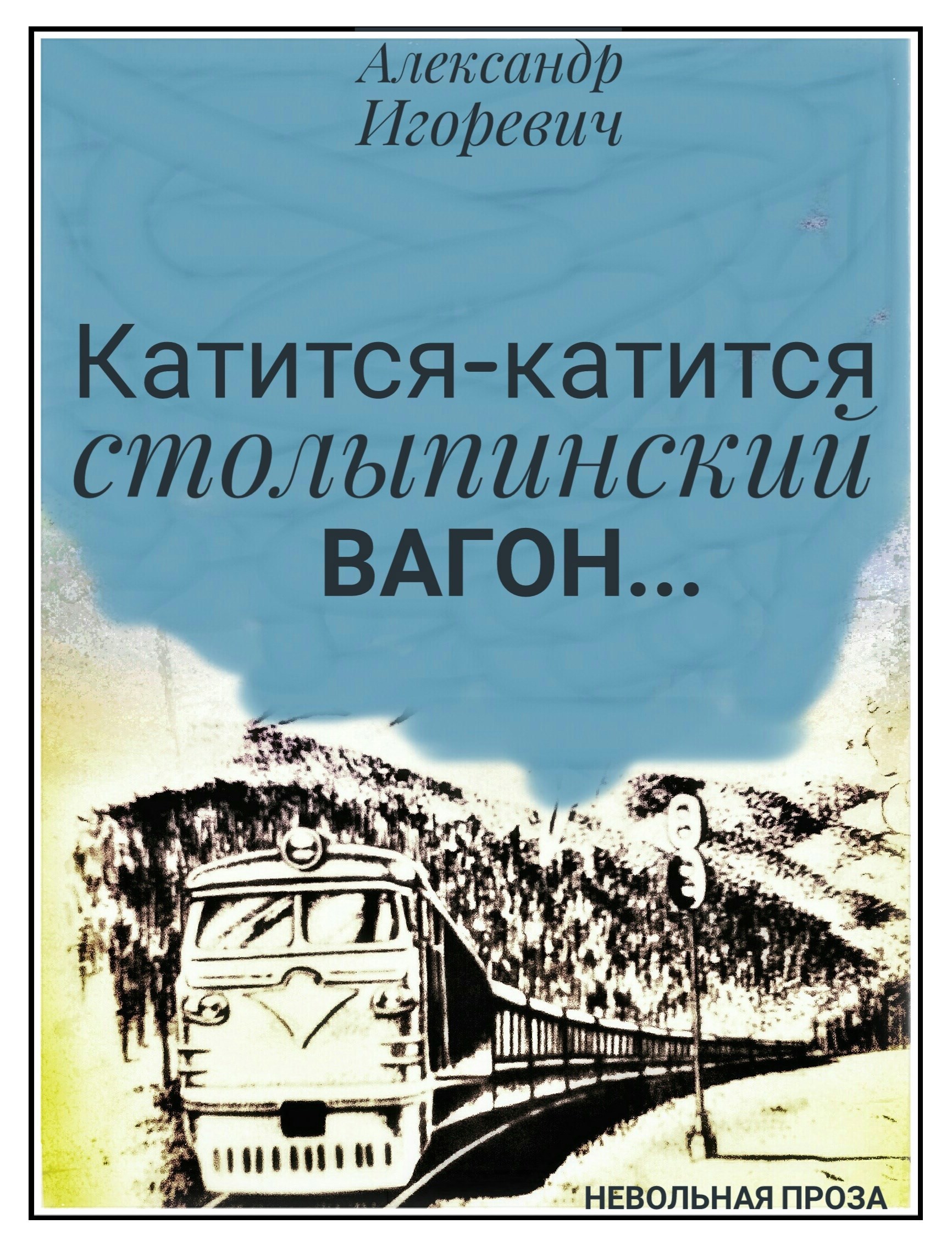 Обложка произведения Катится-катится столыпинский вагон...