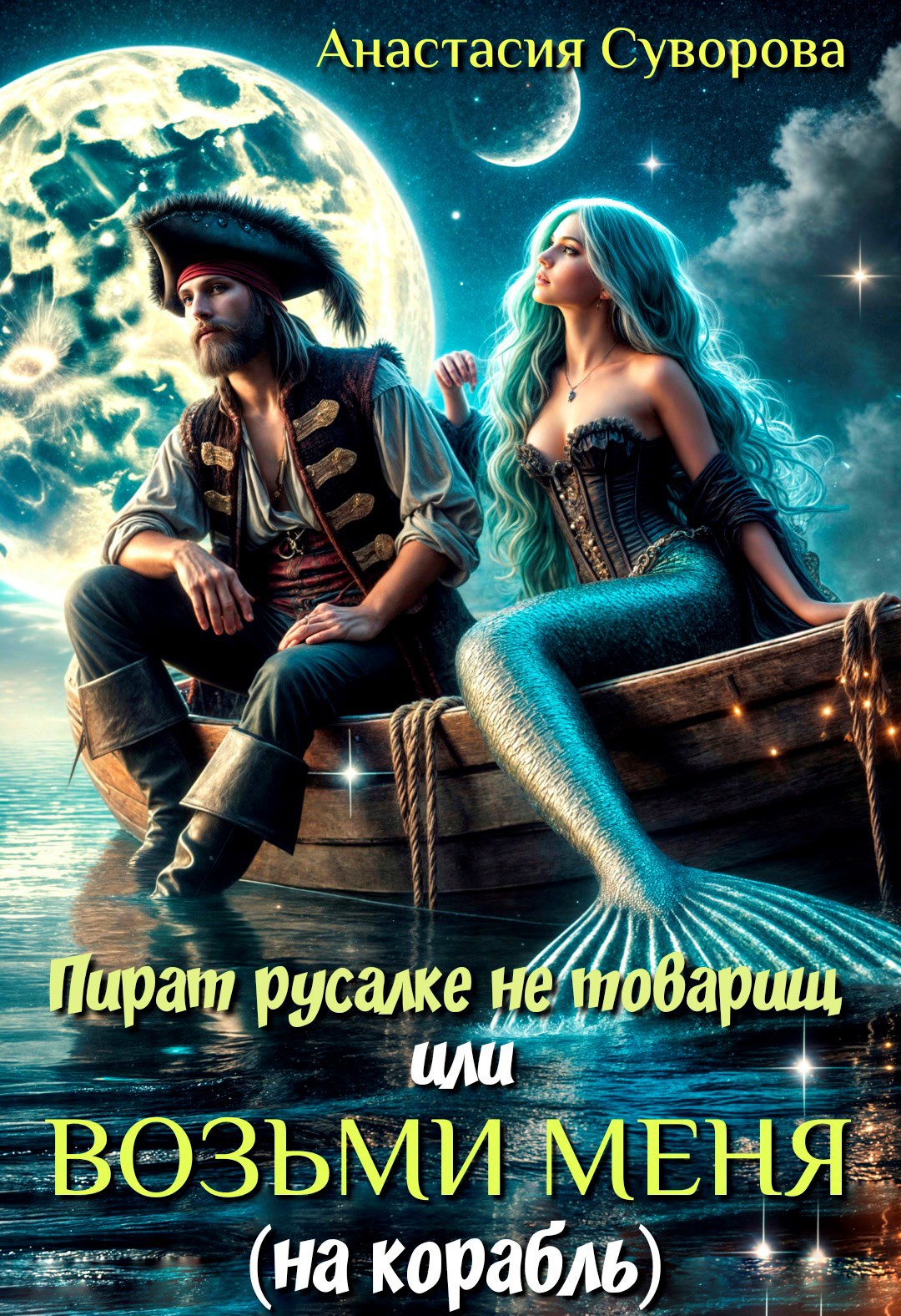Обложка произведения Пират русалке не товарищ или возьми меня (на корабль).