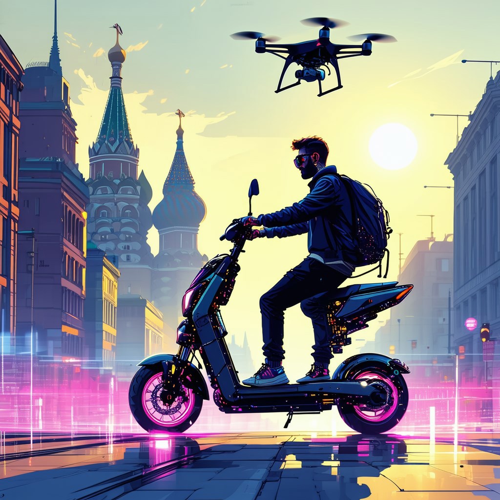 Обложка произведения MSK.2045: Самокатчики
