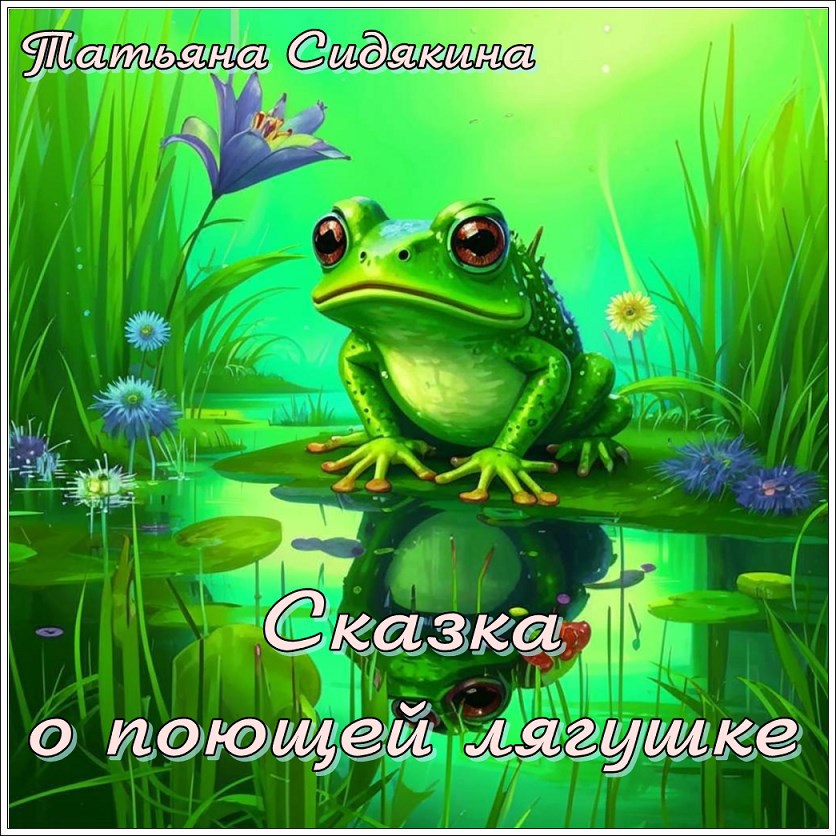 Обложка произведения Сказа о поющей лягушке