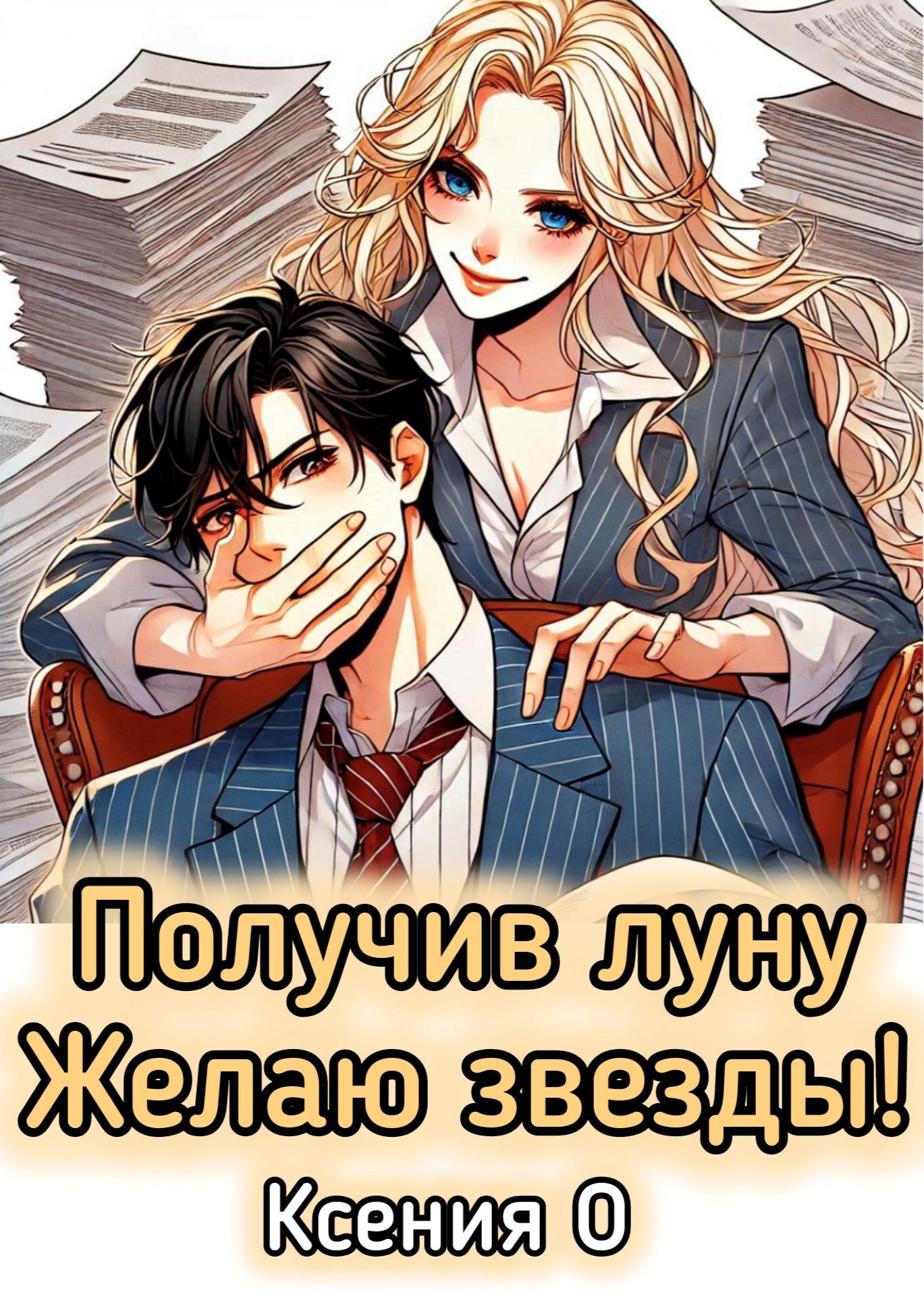 Обложка произведения Получив луну желаю звёзды