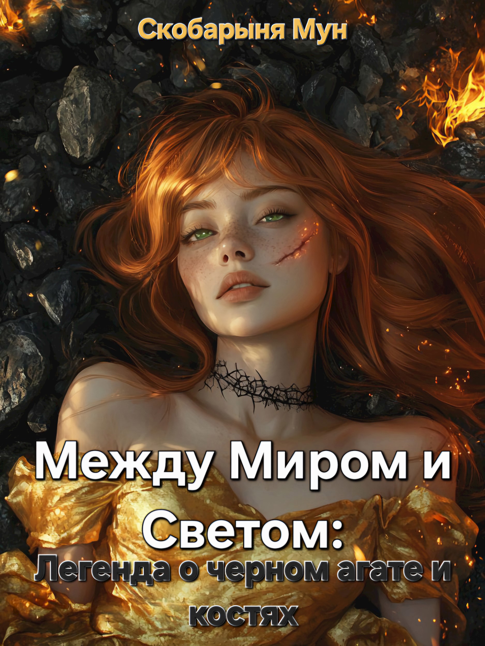 Обложка произведения Между Миром и Светом: легенда о чёрном агате и костях