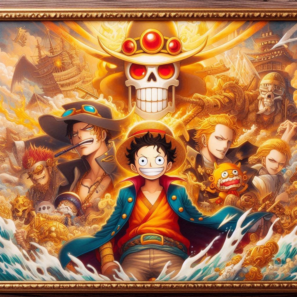 Обложка произведения One Piece как сокровище Шамбалы: Золотой Роджер, Джой Бой и пророчества о Золотом Веке