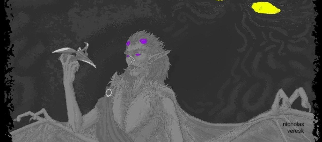 бета-версия одной иллюстрации в романе