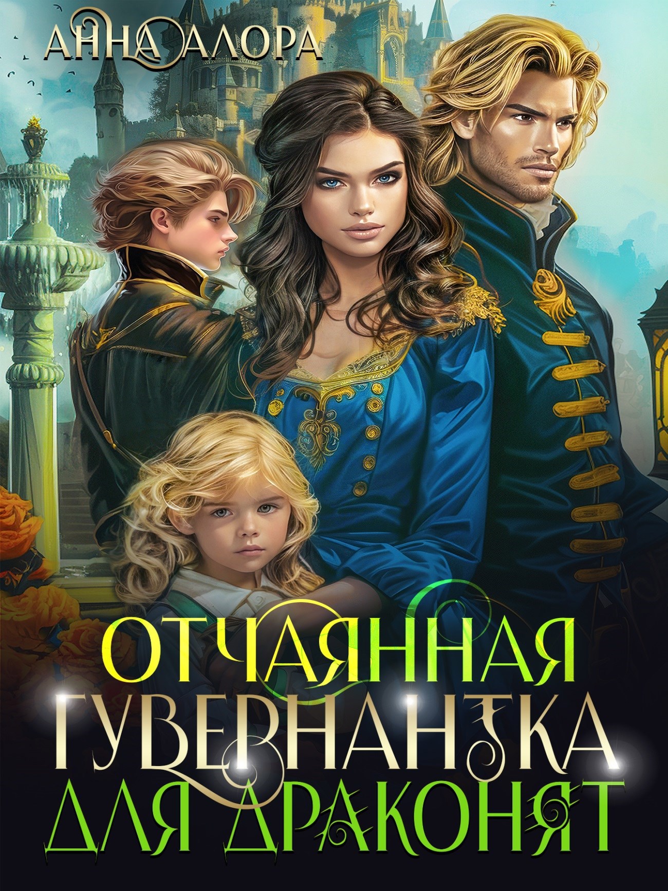 Обложка произведения Отчаянная гувернантка для драконят