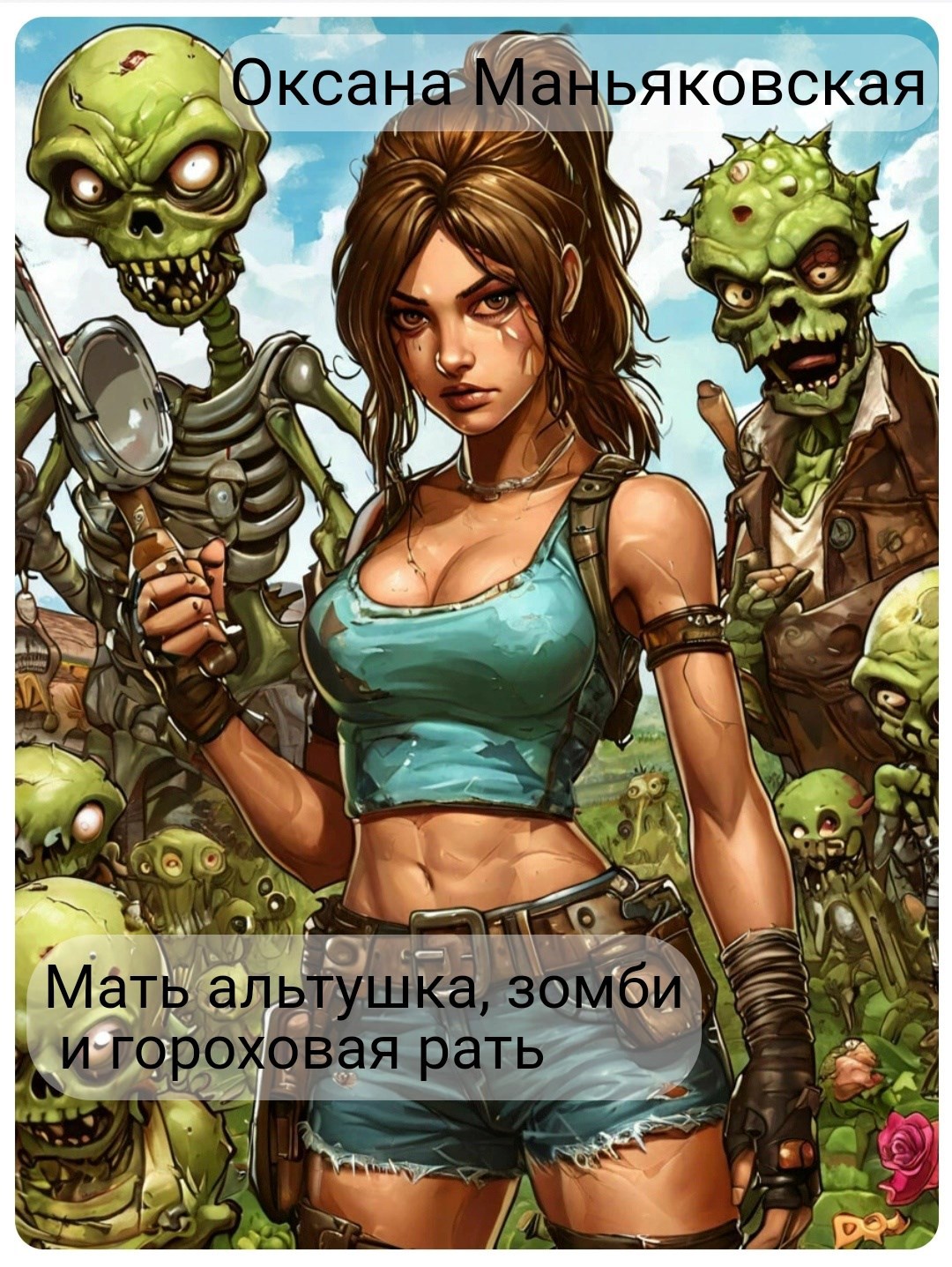 Обложка произведения Мать альтушка, зомби и гороховая рать