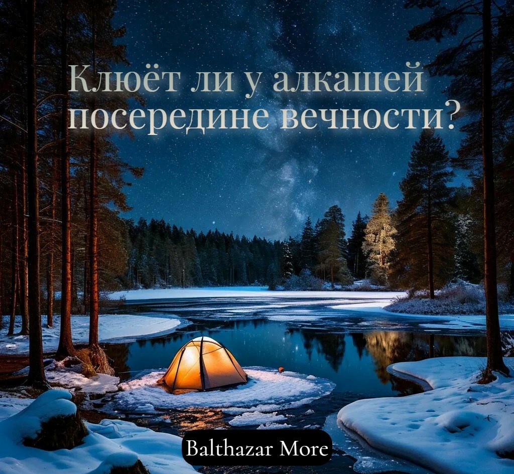Обложка произведения Клюёт ли у алкашей посередине вечности?