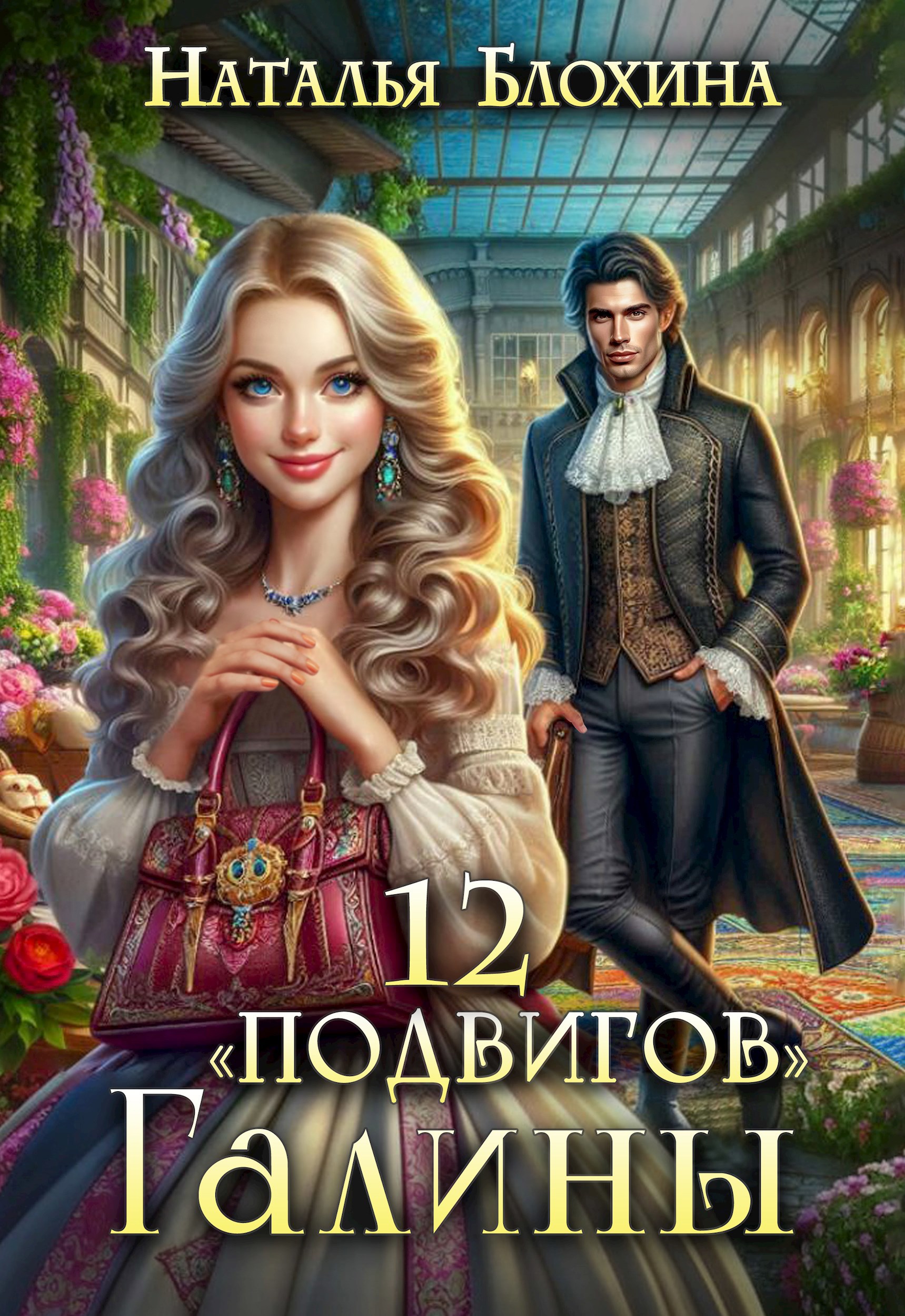 Обложка произведения 12 "подвигов" Галины