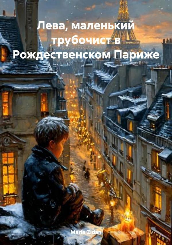 Обложка произведения Лева, маленький трубочист в Рождественском Париже