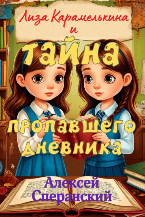 Обложка произведения Лиза Карамелькина и Тайна пропавшего дневника