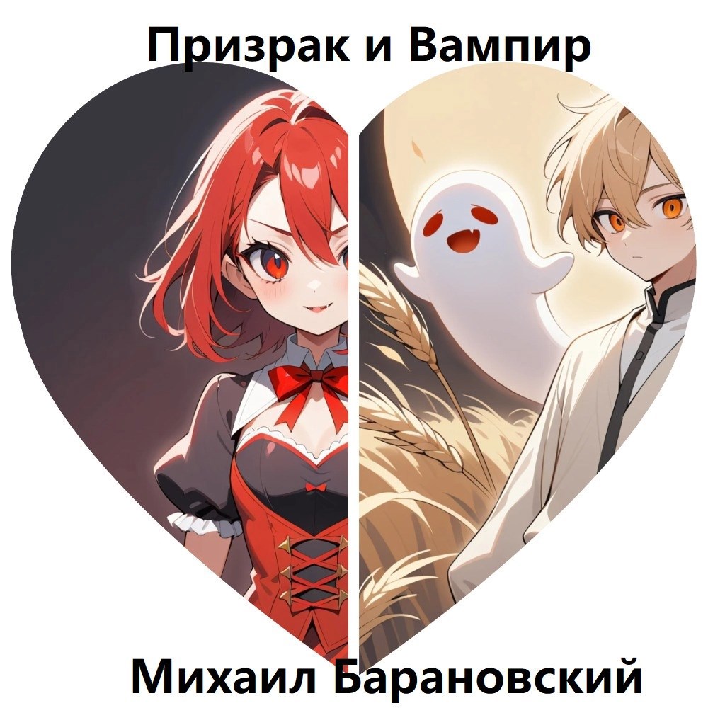 Обложка произведения Призрак и Вампир