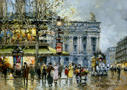 Place de L'Opera, Cafe...