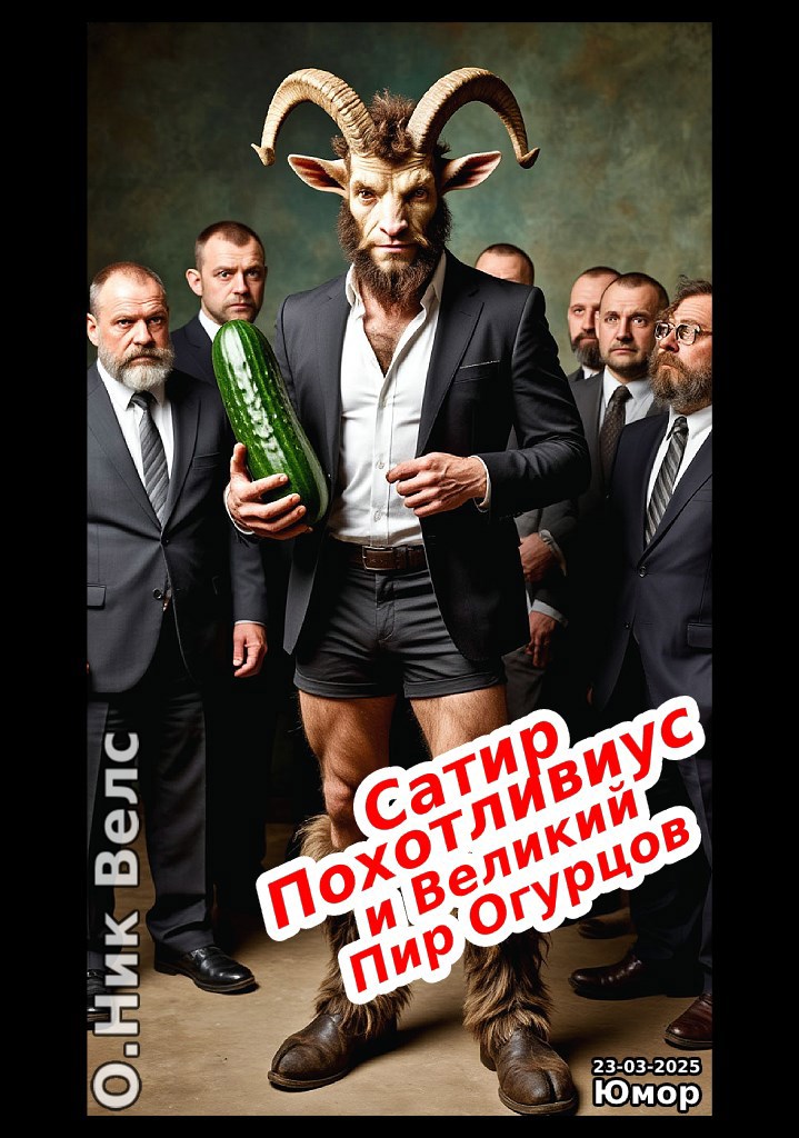 Обложка произведения Сатир Похотливиус и Великий Пир Огурцов
