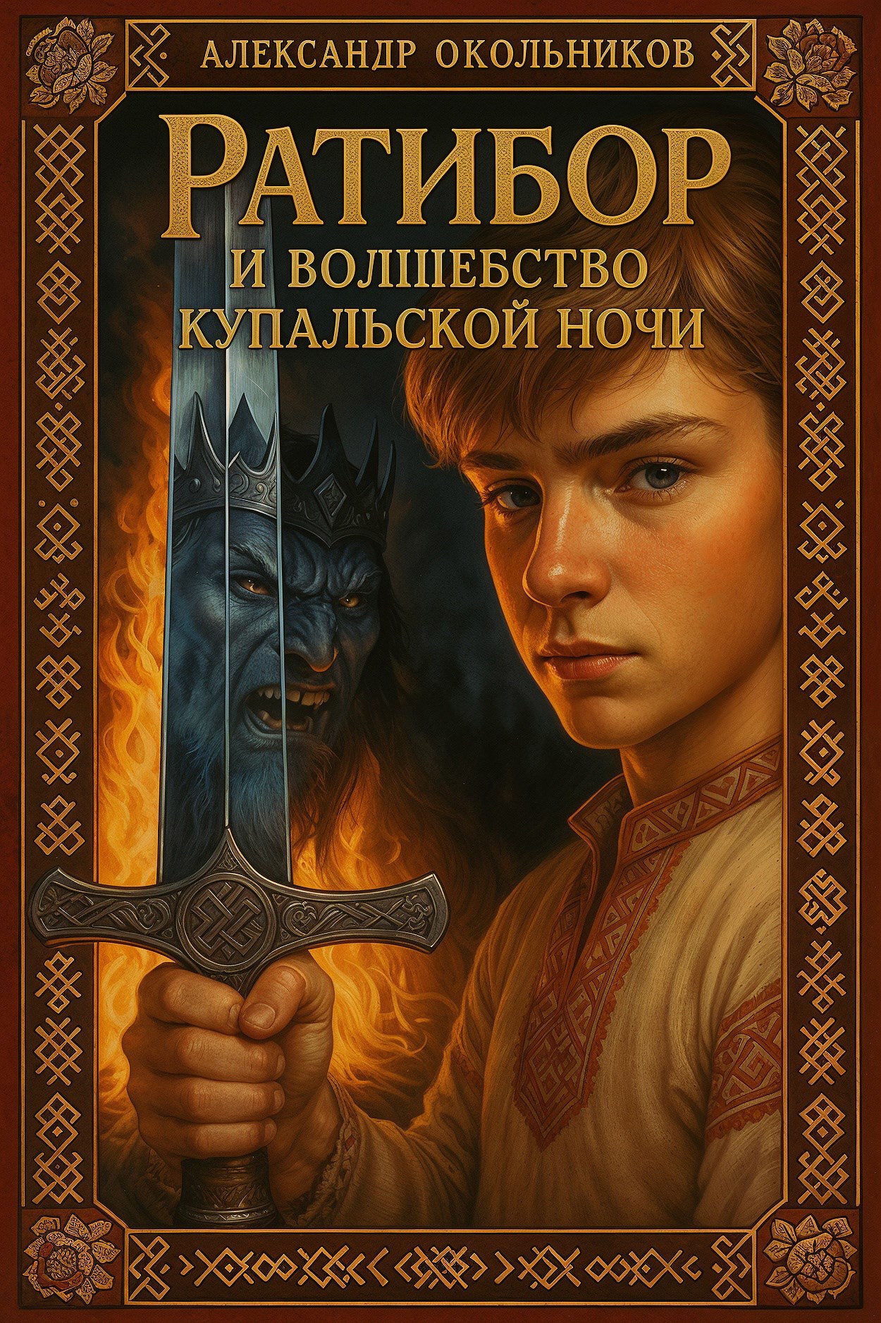 Обложка произведения Ратибор и волшебство Купальской ночи. Книга 1. Кто похитил цветок папоротника