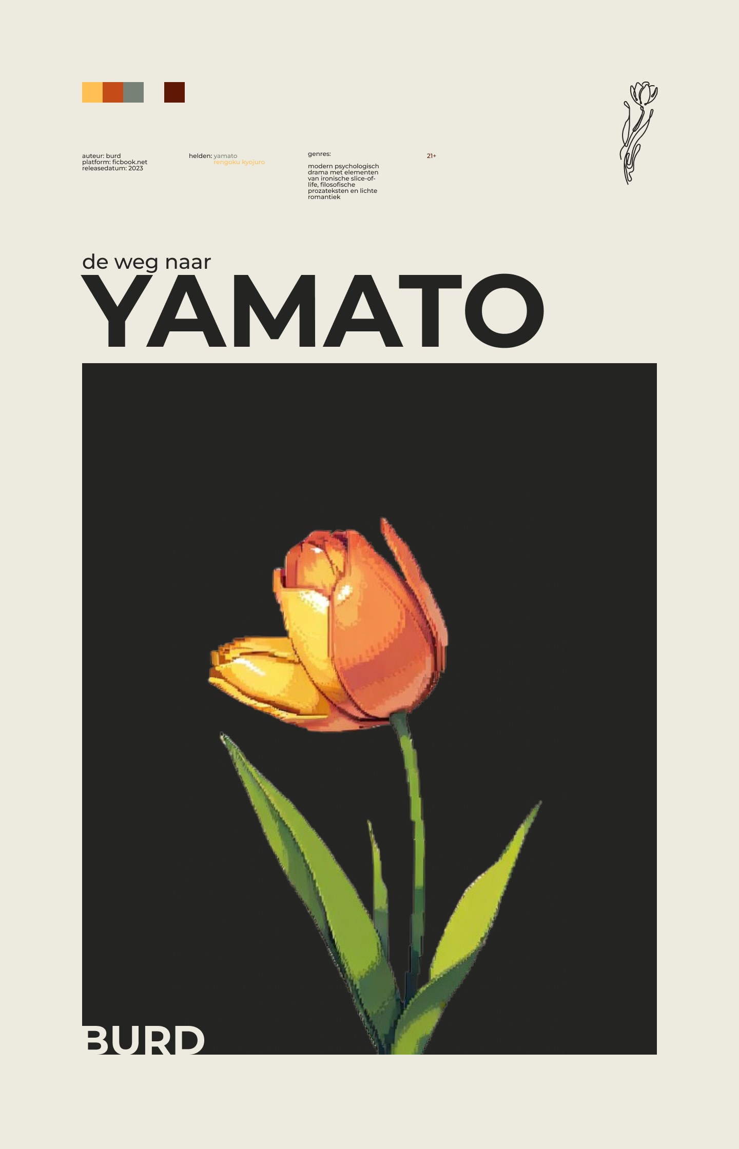 Обложка произведения De Weg naar Yamato