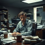Обложка произведения Офисный Робинзон