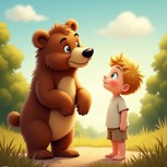 Обложка произведения Мальчик и медведь