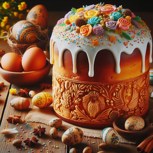 Обложка произведения Пасхальный кулич – наследник дохристианских традиций
