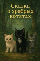 Обложка произведения Сказка о храбрых котятах