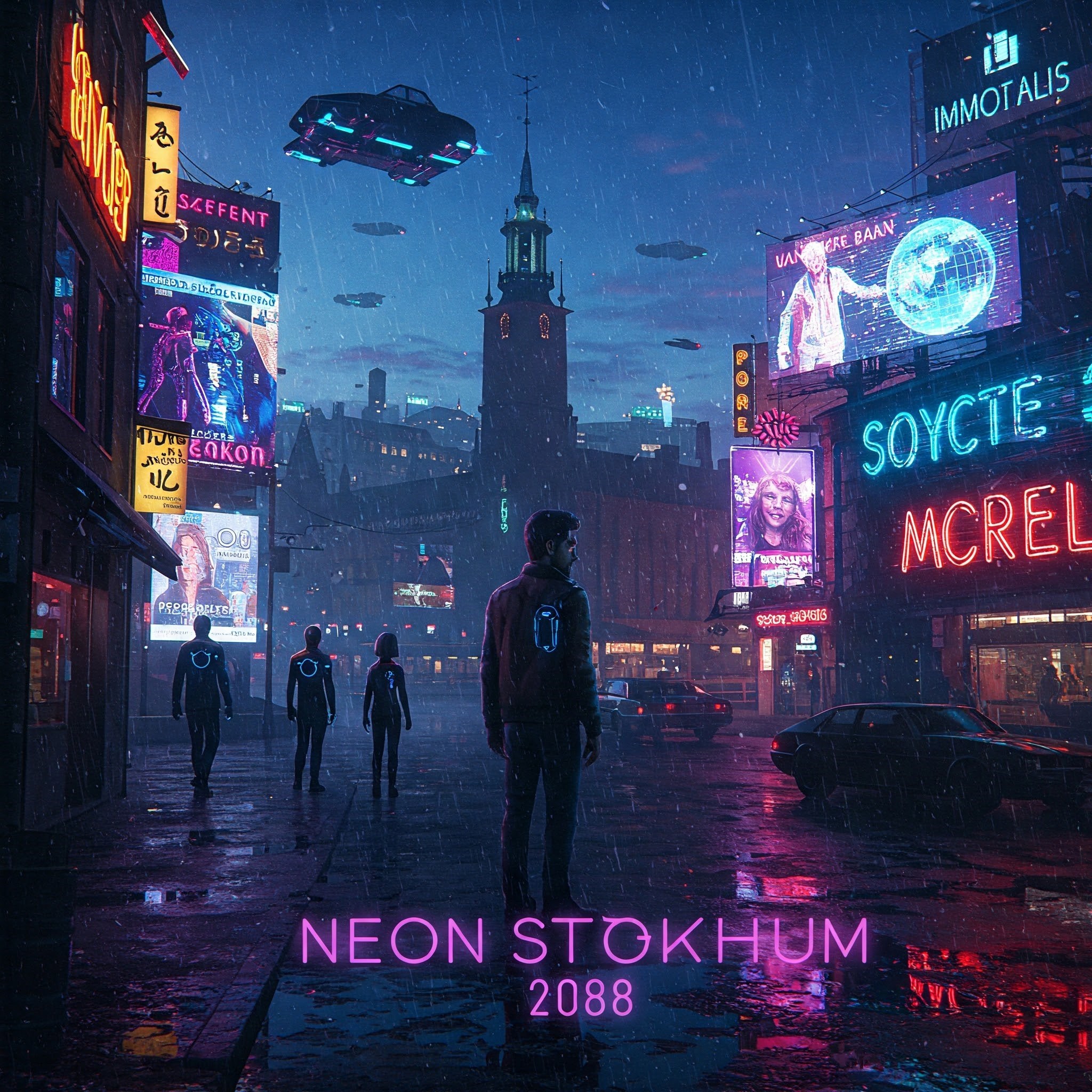 Обложка произведения Неоновый Стокгольм 2088