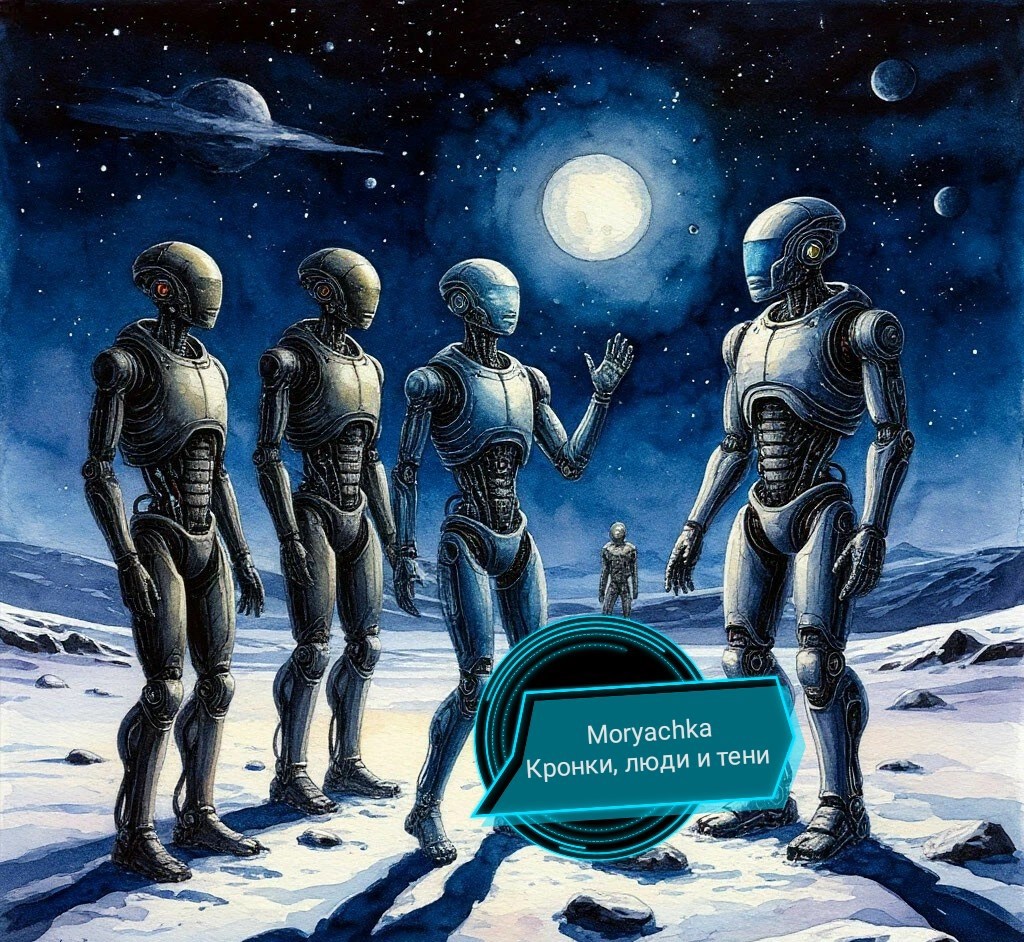Обложка произведения Кронки, люди и тени
