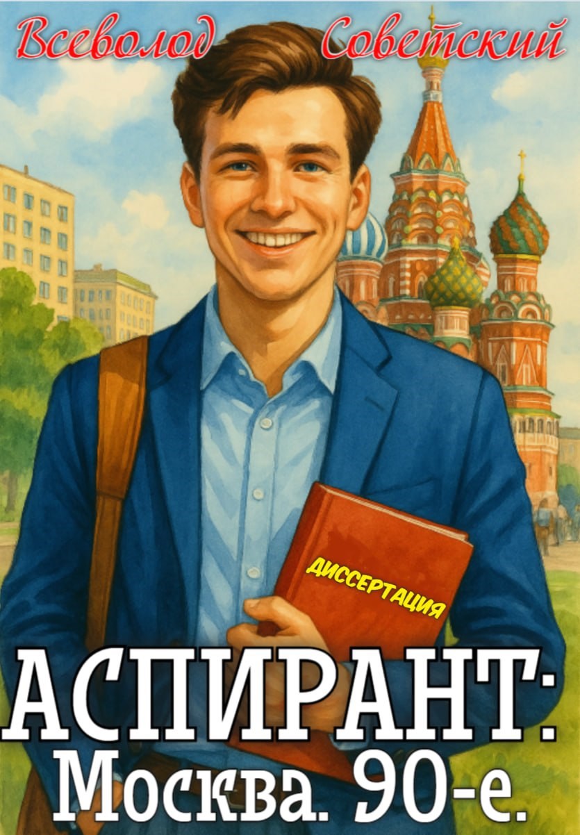 Обложка произведения Аспирант. Москва. 90-е.
