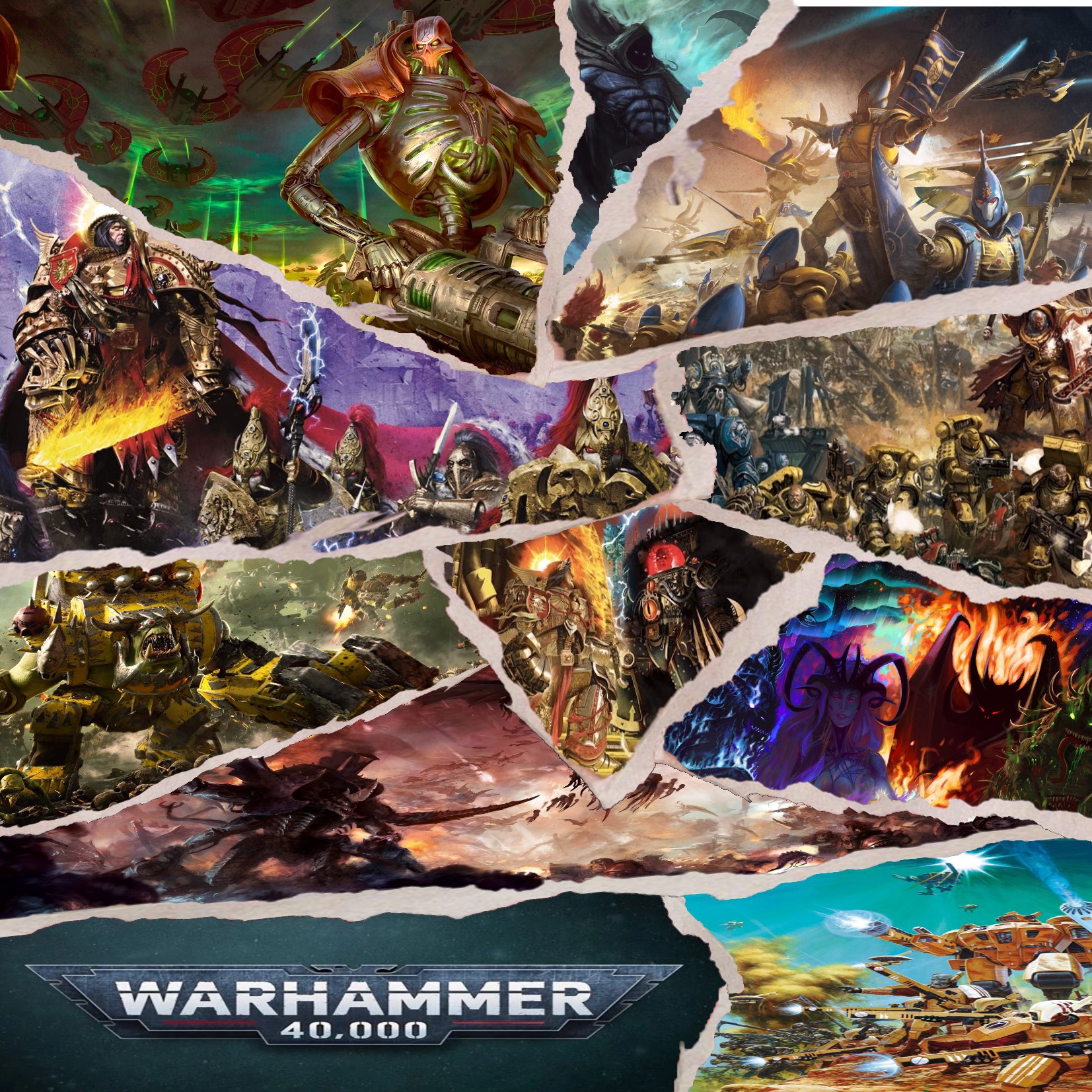 Обложка произведения Реакция мультивселенной на Warhammer 40k