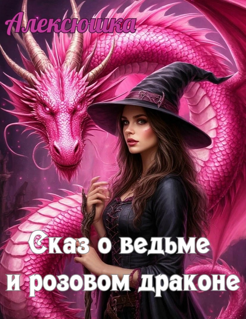 Обложка произведения Сказ о ведьме и розовом драконе