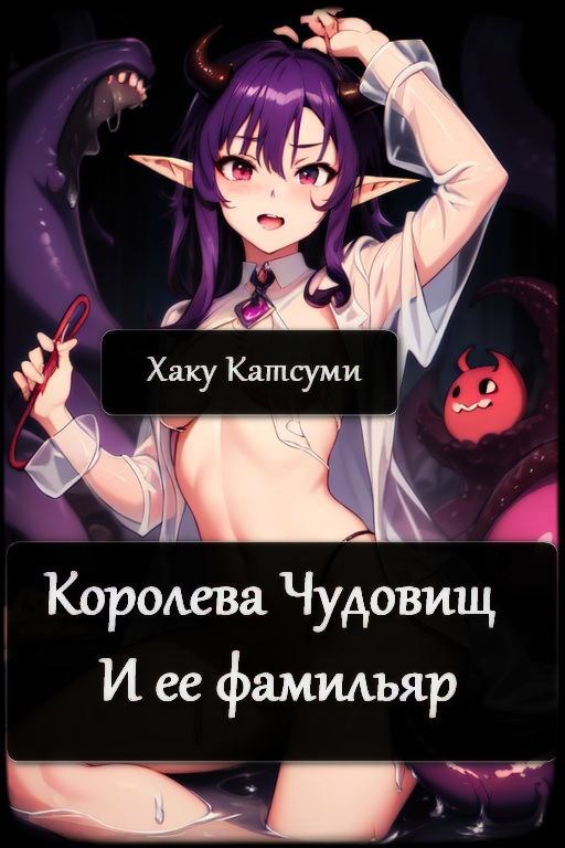 Обложка произведения Королева чудовищ и ее фамильяр.