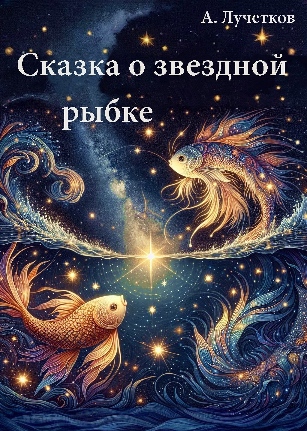 Обложка произведения Сказка о звездной рыбке
