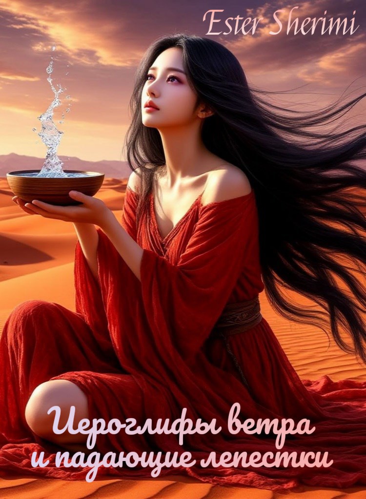 Обложка произведения Иероглифы ветра и падающие лепестки