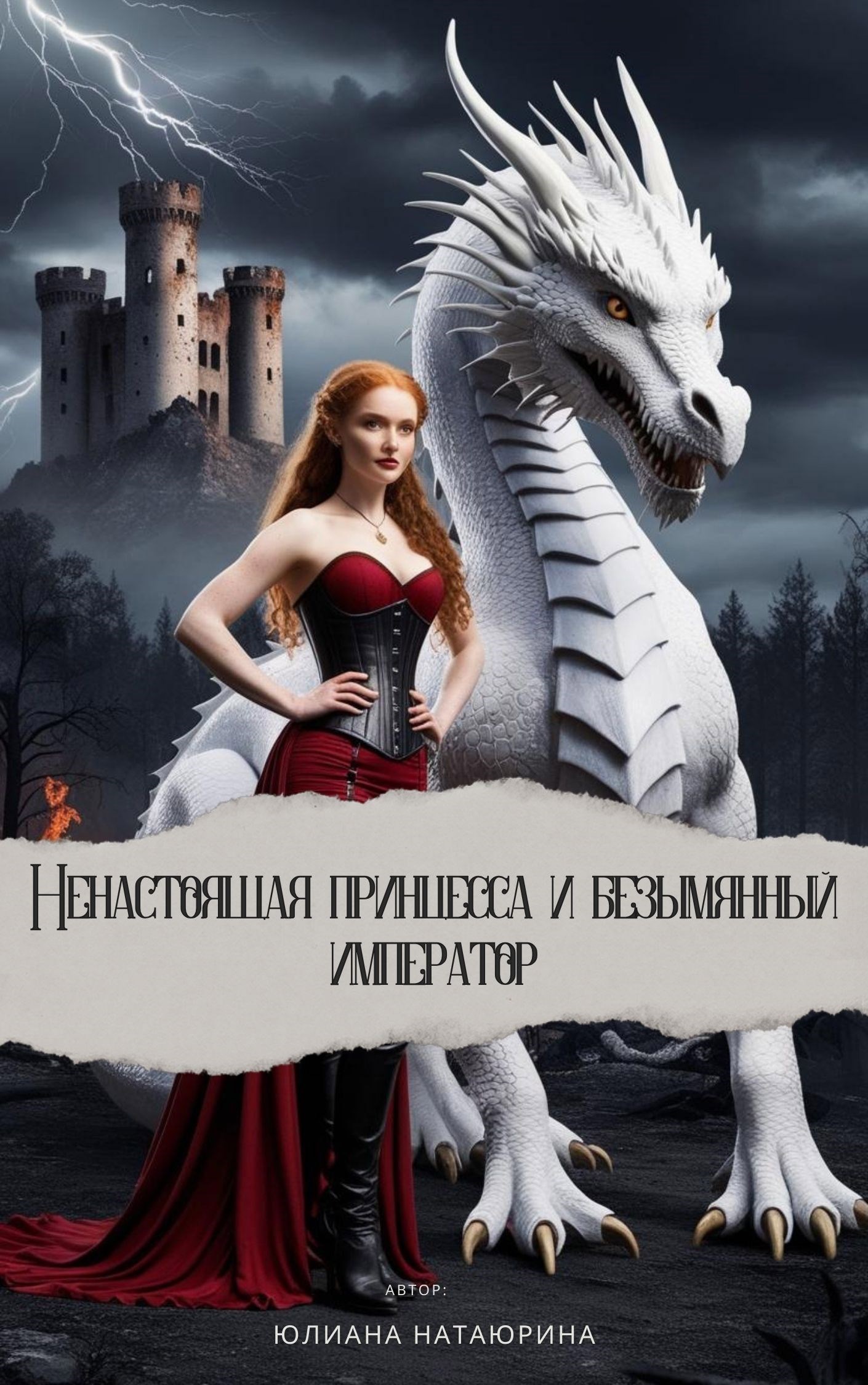 Обложка произведения Ненастоящая принцесса и безымянный император