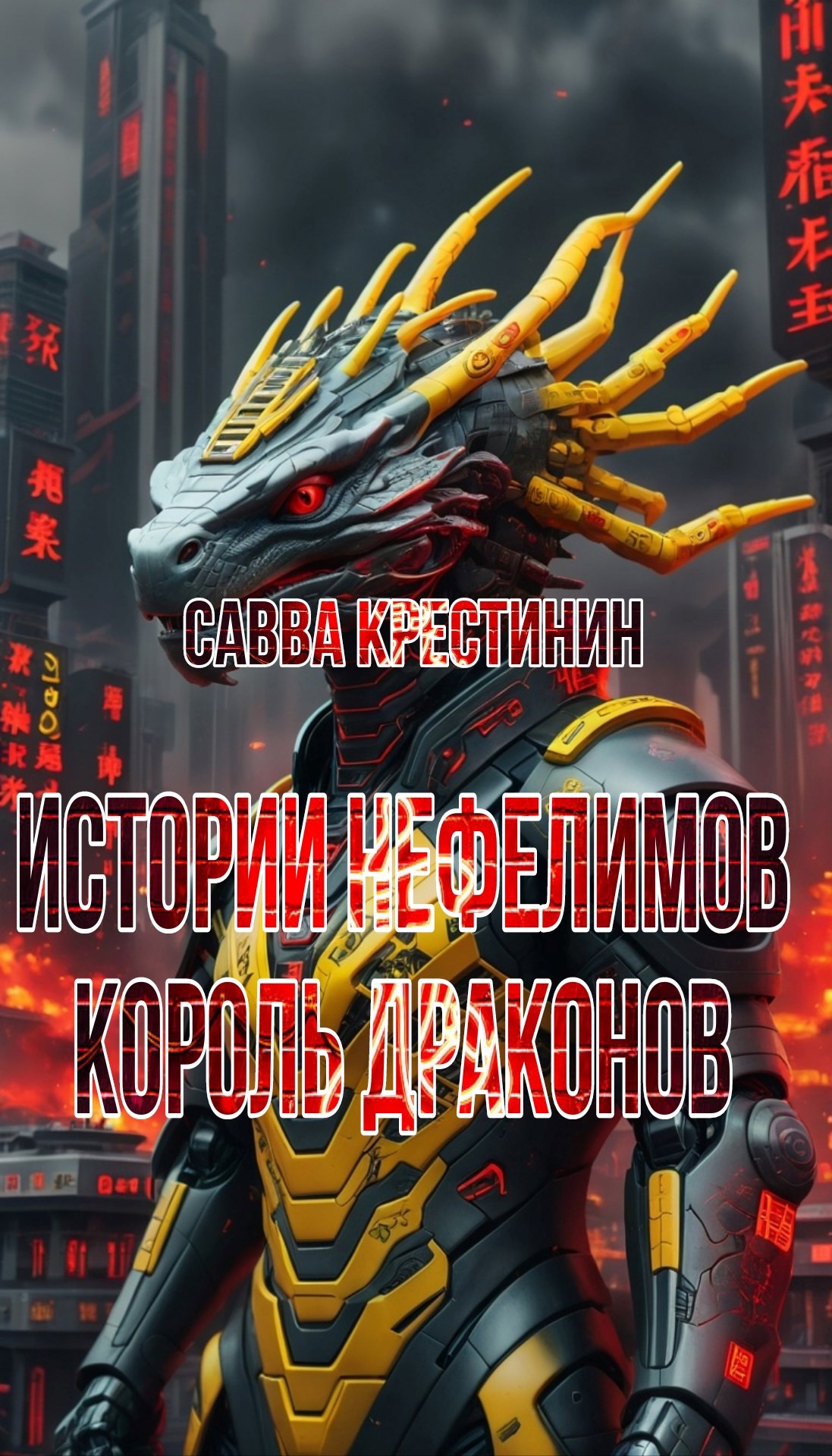 Обложка произведения Истории Нефелимов. Король Драконов