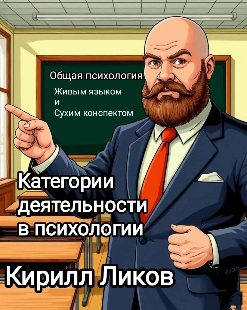 Обложка произведения Категории деятельности в психологии