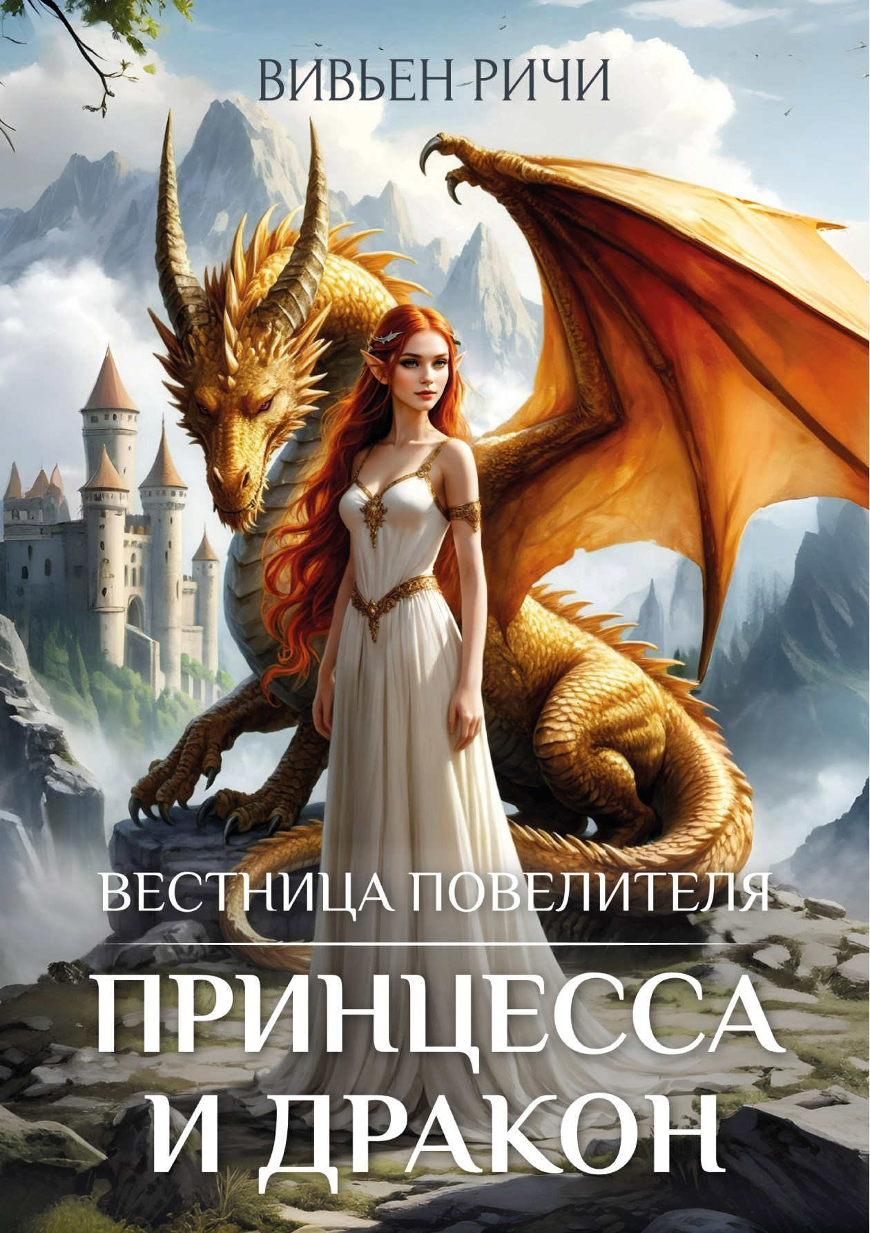 Обложка произведения Вестница Повелителя. Принцесса и дракон.