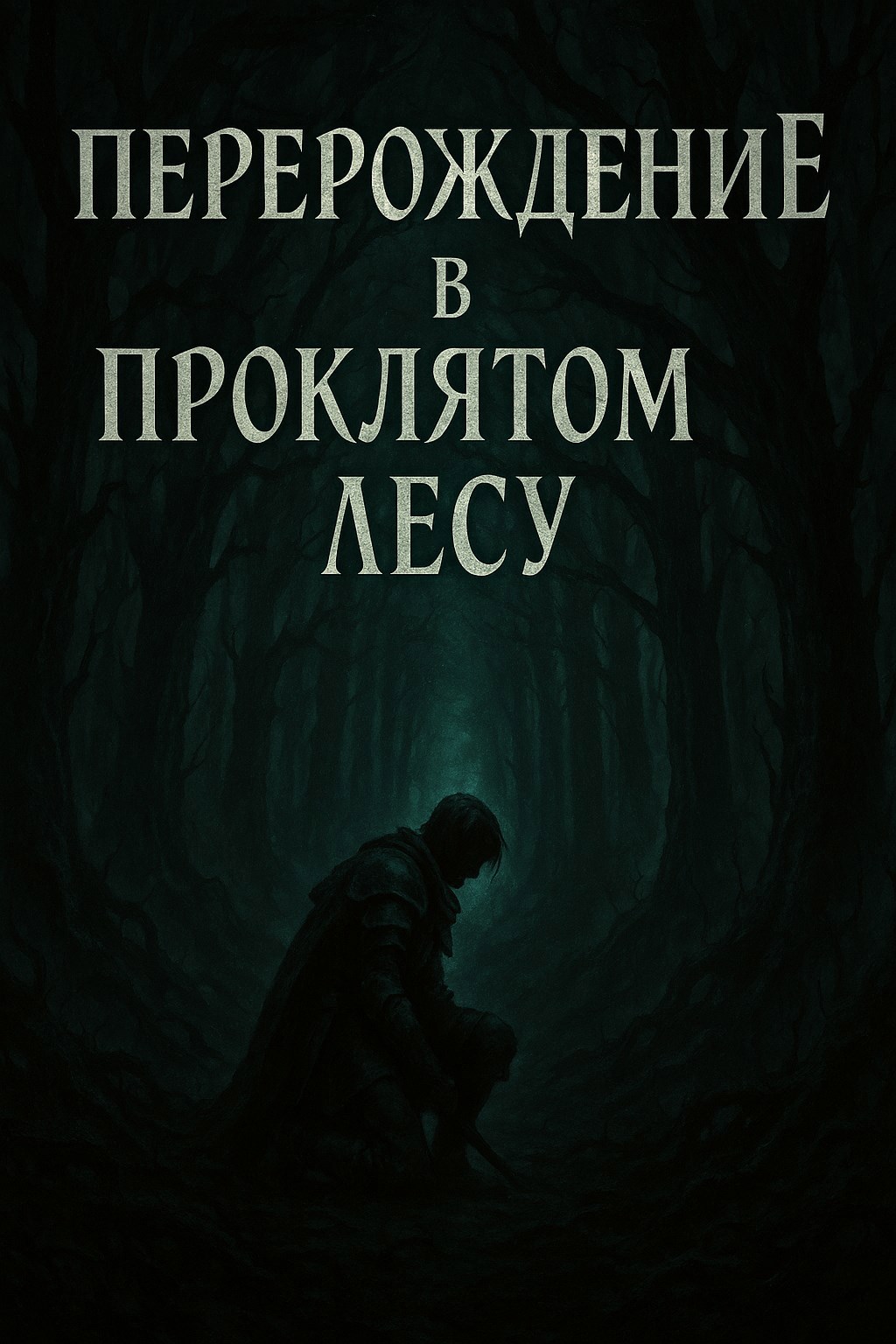 Обложка произведения я перереродился в другом мире и веду жизнь в качестве фермера в проклятом лесу