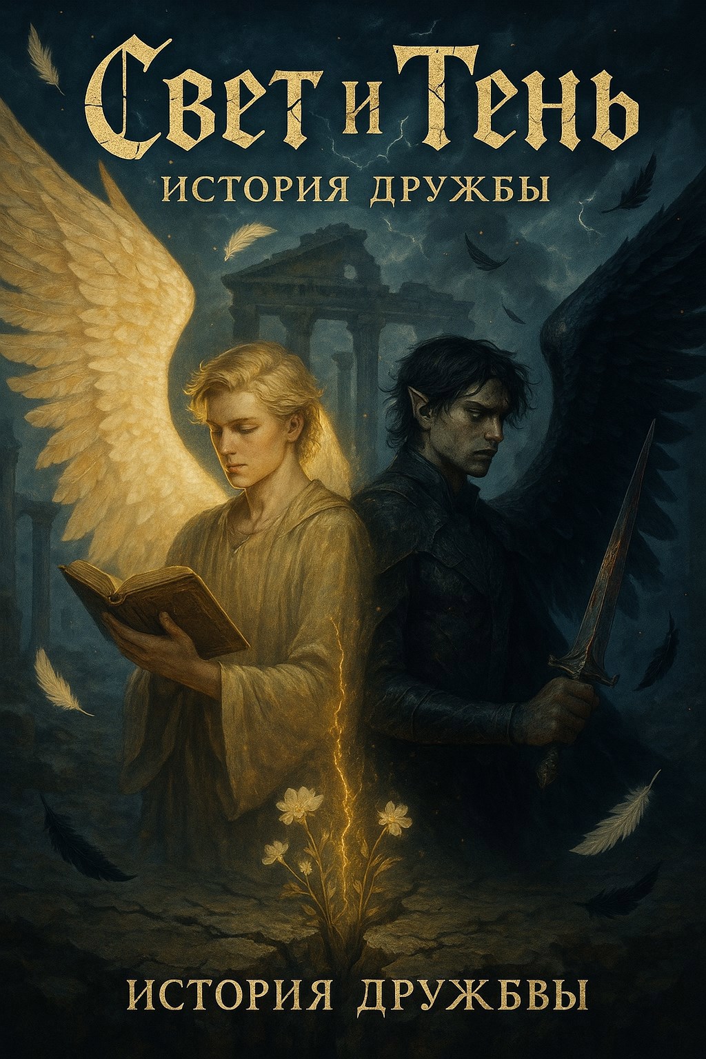 Обложка произведения Свет и тень История дружбы