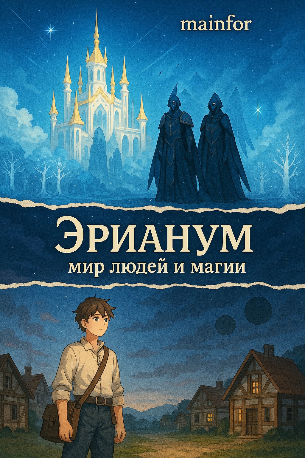 Обложка произведения ЭРИАНУМ: мир людей и магии
