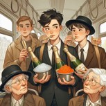 Обложка произведения Студенты и икра