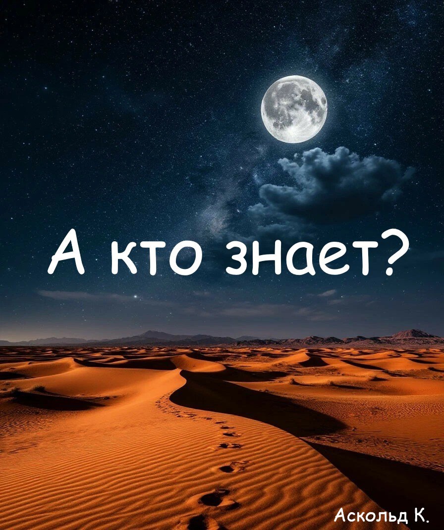 Обложка произведения А кто знает?