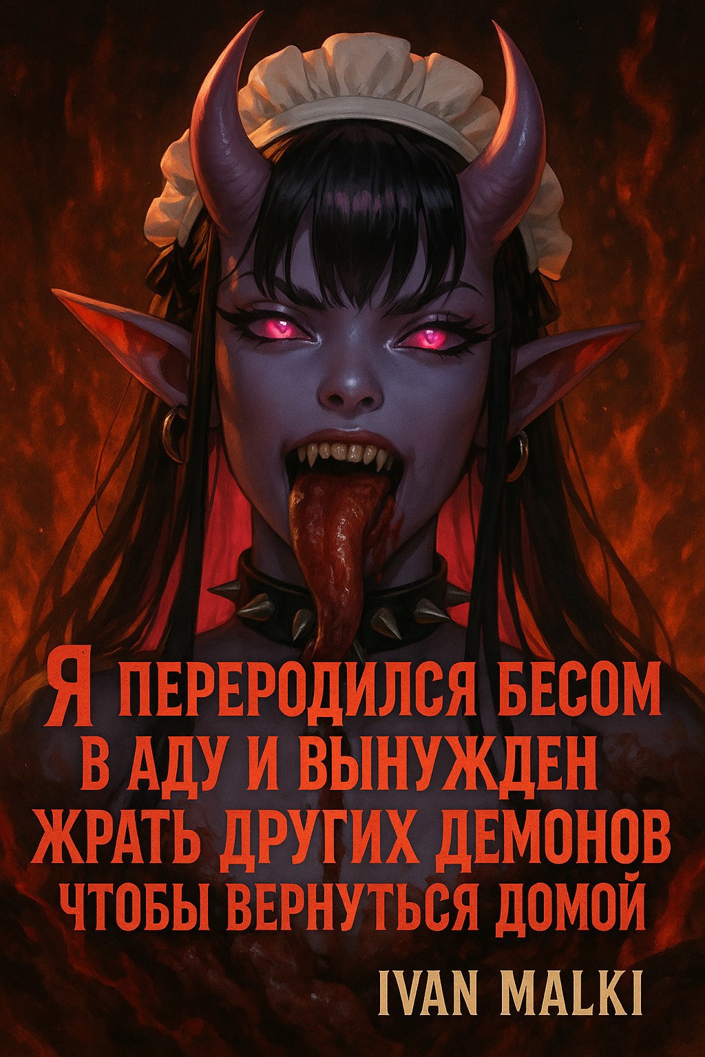 Обложка произведения Я переродился бесом в аду и вынужден жрать других демонов чтобы вернуться домой
