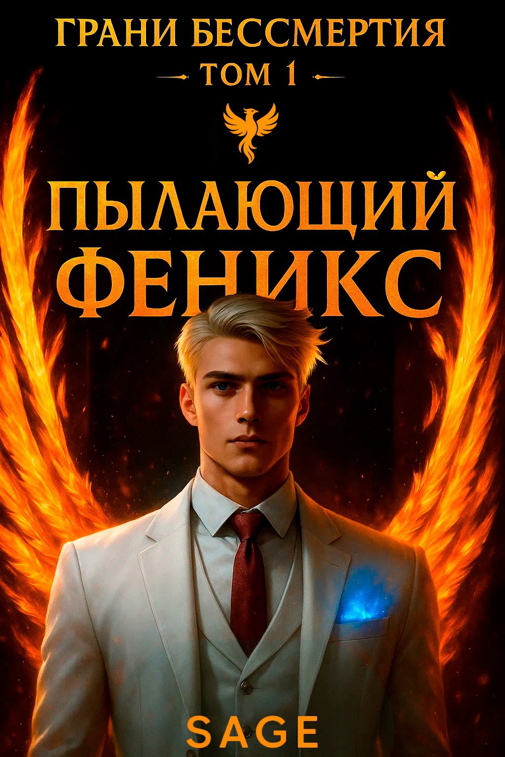Обложка произведения Грани Бессмертия: Пылающий Феникс. Том 1