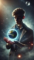 Обложка произведения Мир,который я создал.