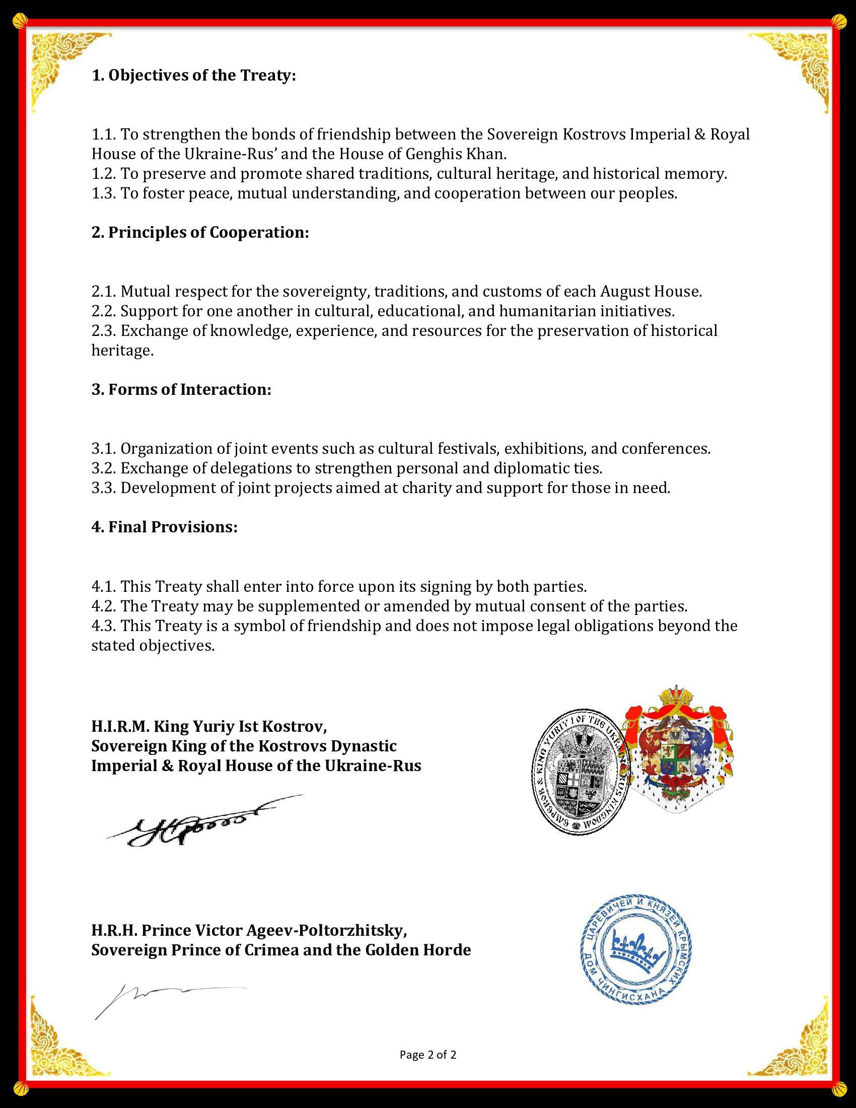 Дом Чингисхана сделал важный шаг на пути укрепления дружбы и сотрудничества - Виктор Агеев-Полторжицкий