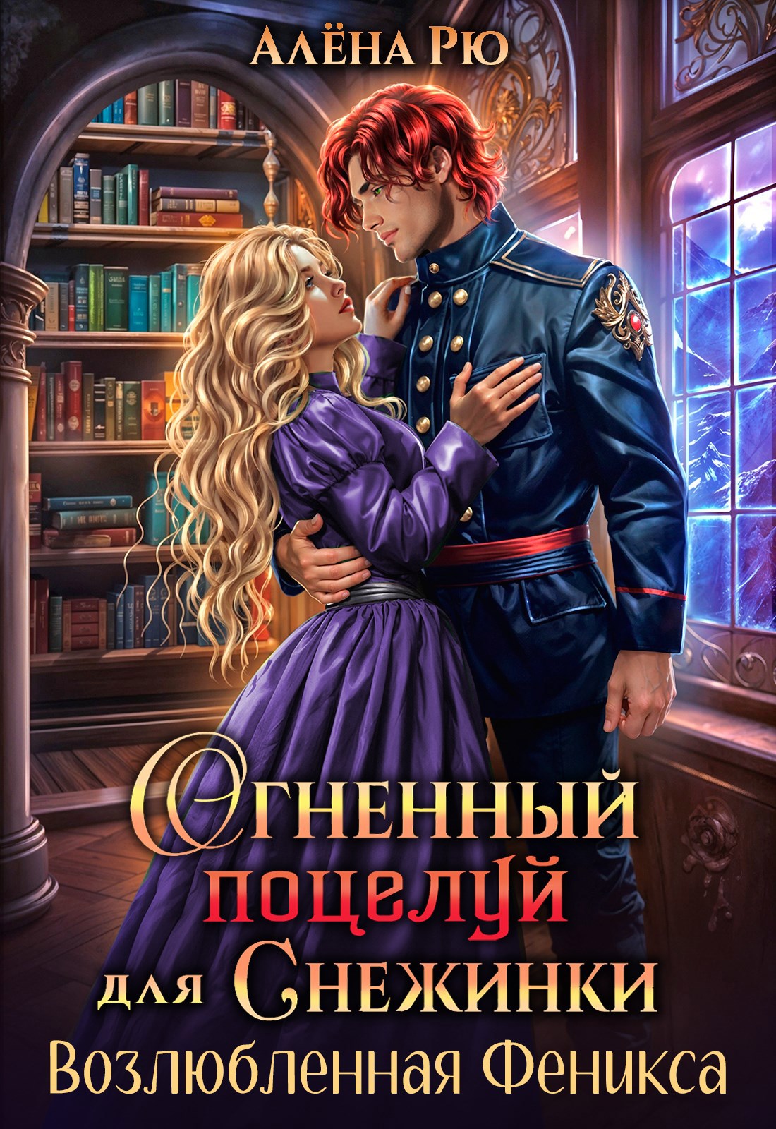 Обложка произведения Огненный поцелуй для Снежинки. Возлюбленная Феникса